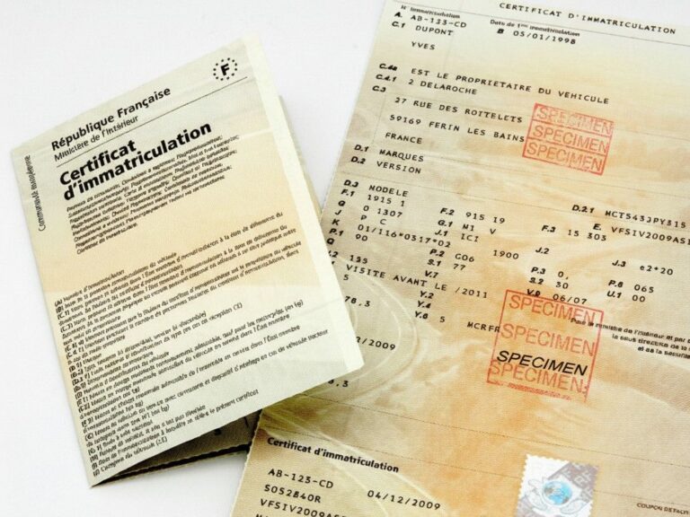 Quels documents sont nécessaires pour faire sa carte grise ?